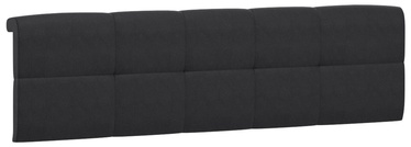 Piederumi Headboard Upholstered Cover, melna