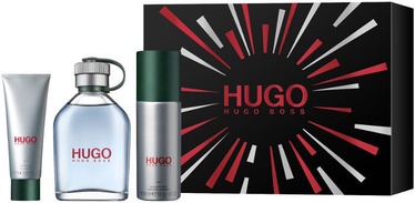 Набор для мужчин Hugo Boss Hugo 125 ml EDT + 50 ml Shower Gel + 150 ml Deodorant Spray