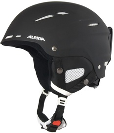 Kiiver Alpina Biom, must, 54-58 cm