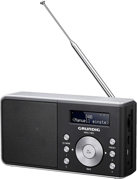 Переносной радиоприемник Grundig Music 6000, черный/серый