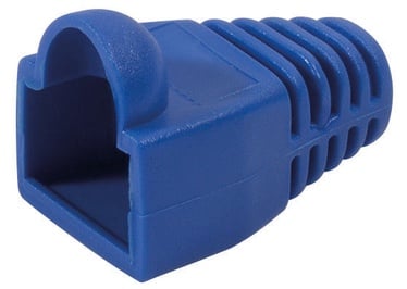 LogiLink Strain Relief Hoods For Modular Plugs x 100 Blue