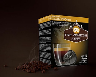 Caffè Tre Venezie Leon D'Oro kavos kapsulės, 16 vnt.