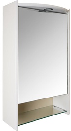 MN Kvadro 18 Bathroom Cabinet with Mirror White