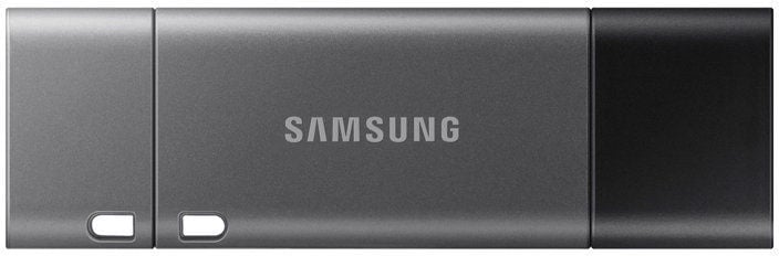 USB atmintinė Samsung DUO Plus, juoda/pilka, 128 GB