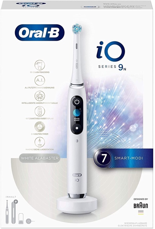 Elektriskā zobu birste Braun iO Series 9N, balta