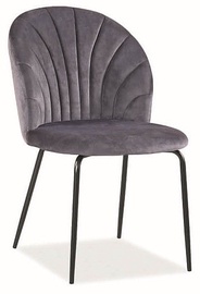 Стул для столовой Signal Meble Lola Velvet Grey, 1 шт.