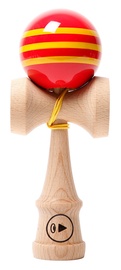 Kendama Krom Kendama Play Pro II Triple Stripes, sarkana