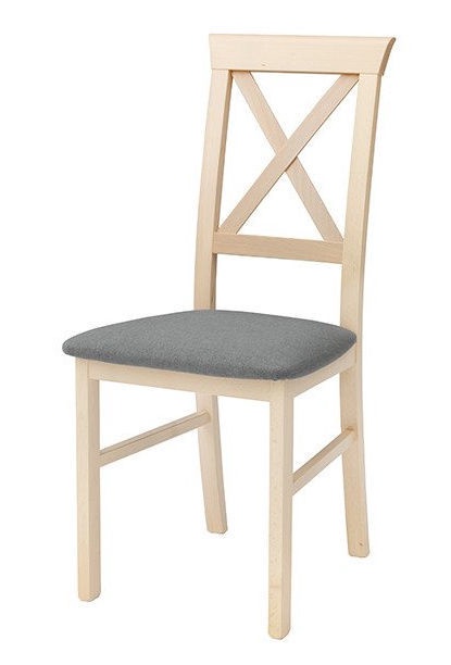 Ēdamistabas krēsls Alla 3, pelēka, 44 cm x 54 cm x 96.5 cm