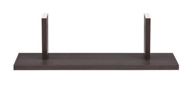 Black Red White Junona Line Wall Shelf 50cm Wenge