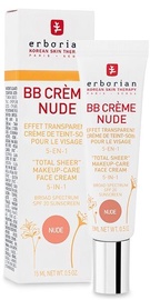 BB krēms Erborian BB Cream Nude Nude, 15 ml