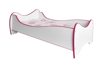 Bērnu gulta Halmar Duo Pink, 145x81 cm