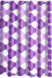 Vannas istabas aizkars Ridder Triangle 33363, violeta, 2000 mm x 1800 mm