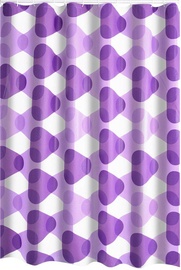 Vannas istabas aizkars Ridder Triangle 33363, violeta, 200 cm x 180 cm