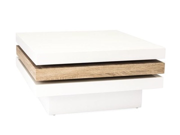 Signal Meble Trista II Rotating Coffee Table White