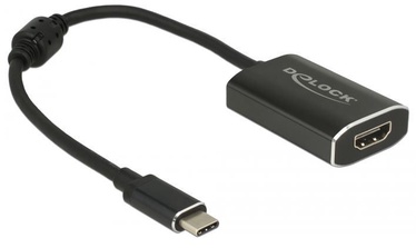 Delock Adapter USB-C x2 / HDMI Black