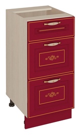DaVita Viktorija 20.59 Kitchen Bottom Cabinet Astrid Pine/Bordeaux