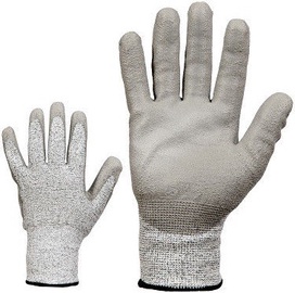 Рабочие перчатки Artmas, хлопок, серый, 10