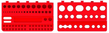 Kronšteins, 190 mm x 111 mm x 55 mm, sarkana