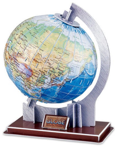 3D пазл Magic Puzzle Globe Model 525084676, 49 шт.
