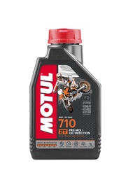 Машинное масло Motul 710 2T, синтетический, для мототехники, 1 л