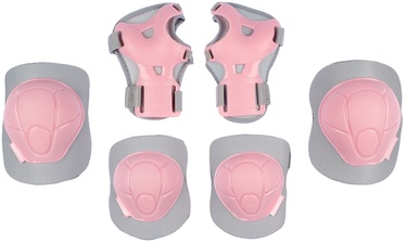 Комплект защиты фигуристов Concrete, M, розовый/серый