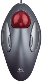 Arvutihiir Logitech Trackman Black, juhtmega, optiline