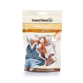Skanėstai šunims Beeztees Party Bones, su vištiena, 85 gr