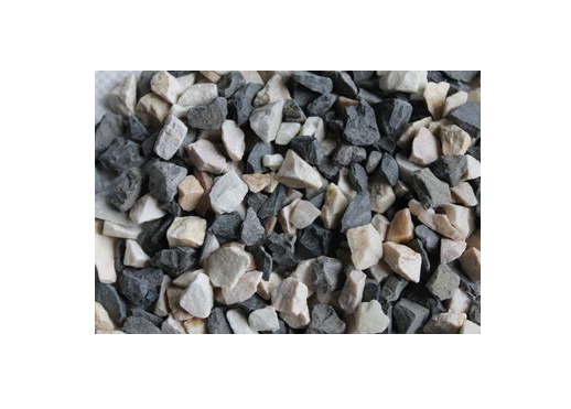 Dekoratīvais akmens, 2 - 5, balta/melna, 1.5 kg