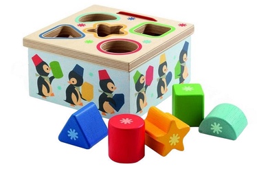 Djeco Toddlers Geo Pingy Sorting Box DJ06409