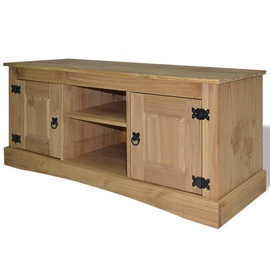 TV galds VLX Mexican Pine Corona Range 243740, brūna, 1200 mm x 400 mm x 520 mm