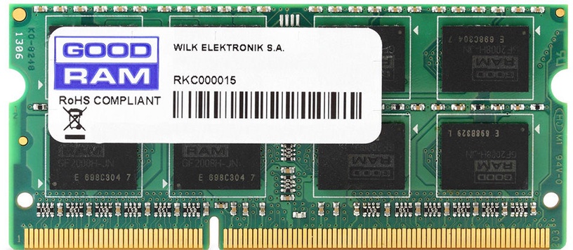 Operatīvā atmiņa (RAM) Goodram GR1600S3V64L11/2G, DDR3 (SO-DIMM), 2 GB, 1600 MHz