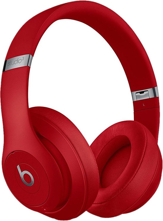 Juhtmevabad kõrvaklapid Beats Studio3 Wireless, punane