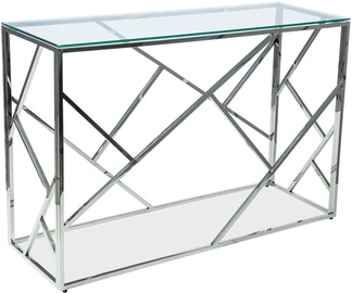 Konsoles galds Signal Meble Modern Escada C Silver, 1200x400x780 mm