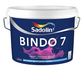 Krāsa Sadolin Bindo 7, balta, 2.5 l