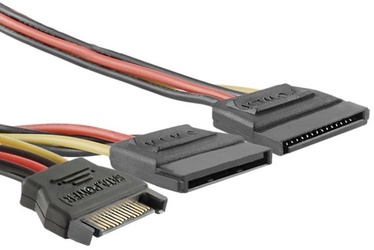 Qoltec Cable SATA to SATA x2 0.2 m