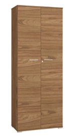Skapis ML Meble Optimal 01 Walnut, 79x41x204 cm