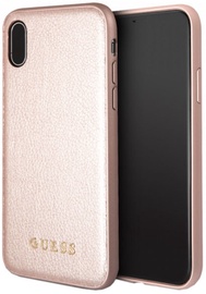 Guess Iridescent Hard Back Case For Apple iPhone X Pink