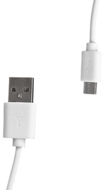 Whitenergy Cable USB to USB- micro White 0.3m