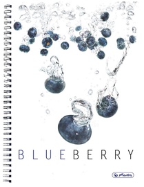 Herlitz Spiral Pad A4 Fresh Fruit Blueberry 11291689