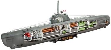 Konstruktor Revell Deutsches U-Boot Type XXI With Interior 1:144 05078, plastik
