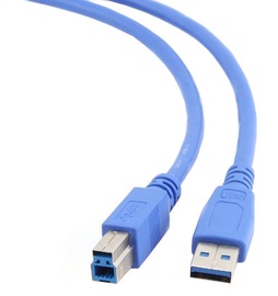 Laidas Gembird USB to USB USB 3.0, USB 2.0, 3 m, mėlyna