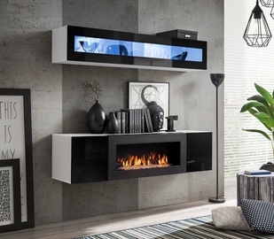 ASM Fly N2 Living Room Wall Unit Set Black/White