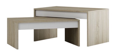 Szynaka Meble Kometa Two Piece Coffee Table Sonoma Oak