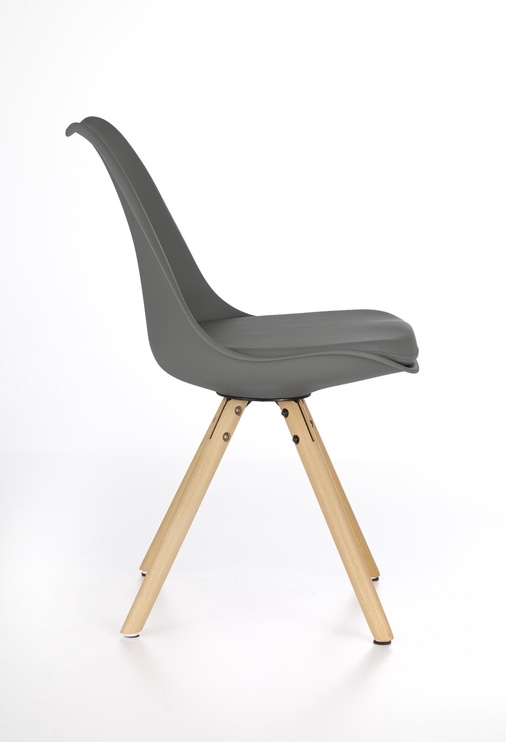 Valgomojo kėdė K-201, pilka, 48 cm x 57 cm x 80 cm
