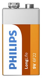 Philips LongLife 9V Battery