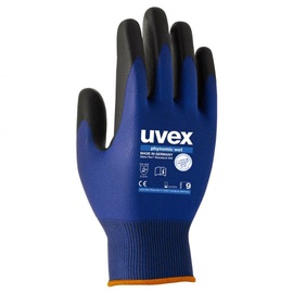 Рабочие перчатки перчатки Uvex, полиамид, синий, 10