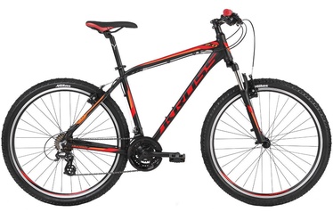 Dviratis Kross Hexagon 2.0 M 27.5" Black Red Orange Matte 18