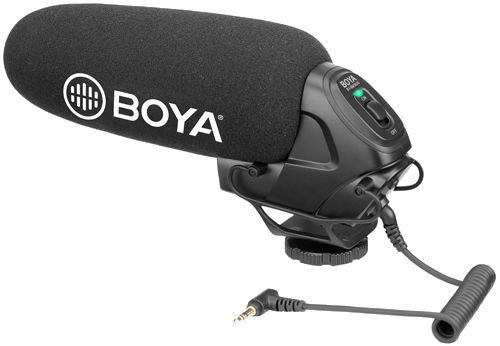 Mikrofons Boya BY-BM3030, 20.97 cm, melna