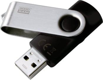 USB zibatmiņa Goodram Twister, melna, 128 GB