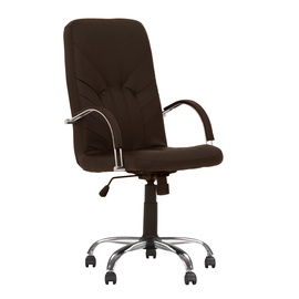 Офисный стул Nowy Styl Manager Steel Comfort Eco-31, коричневый